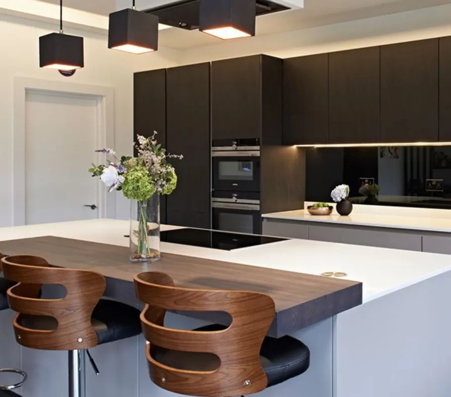 Akrilik mutfak dolapları